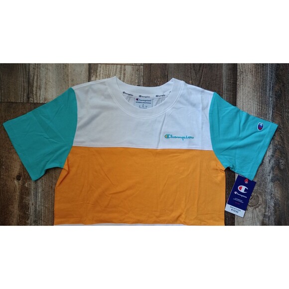 NWT Women's Champion Moisture Wicking Color Block T-Shirt Dress, Small - Picture 2 of 10